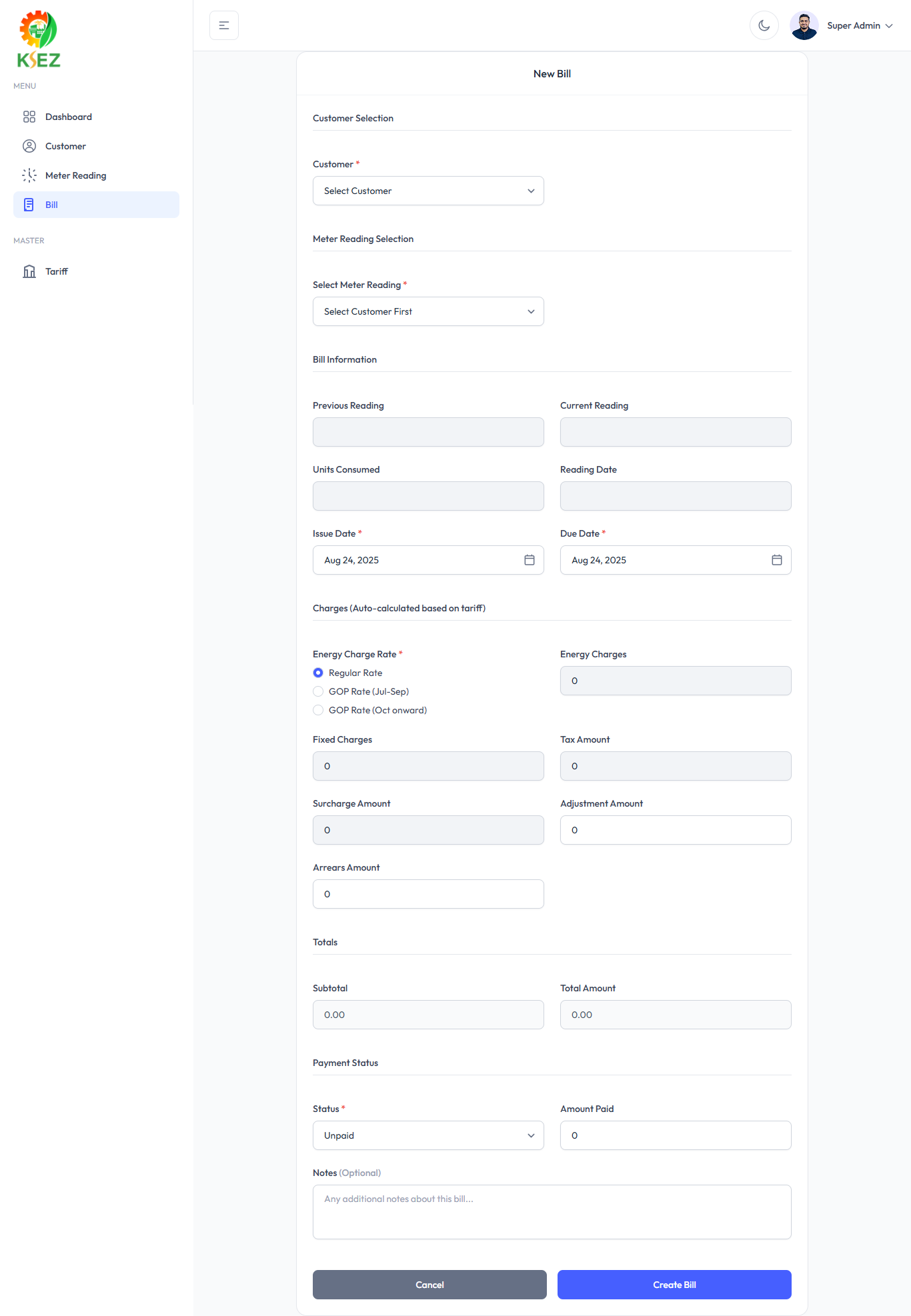 Customer Profile