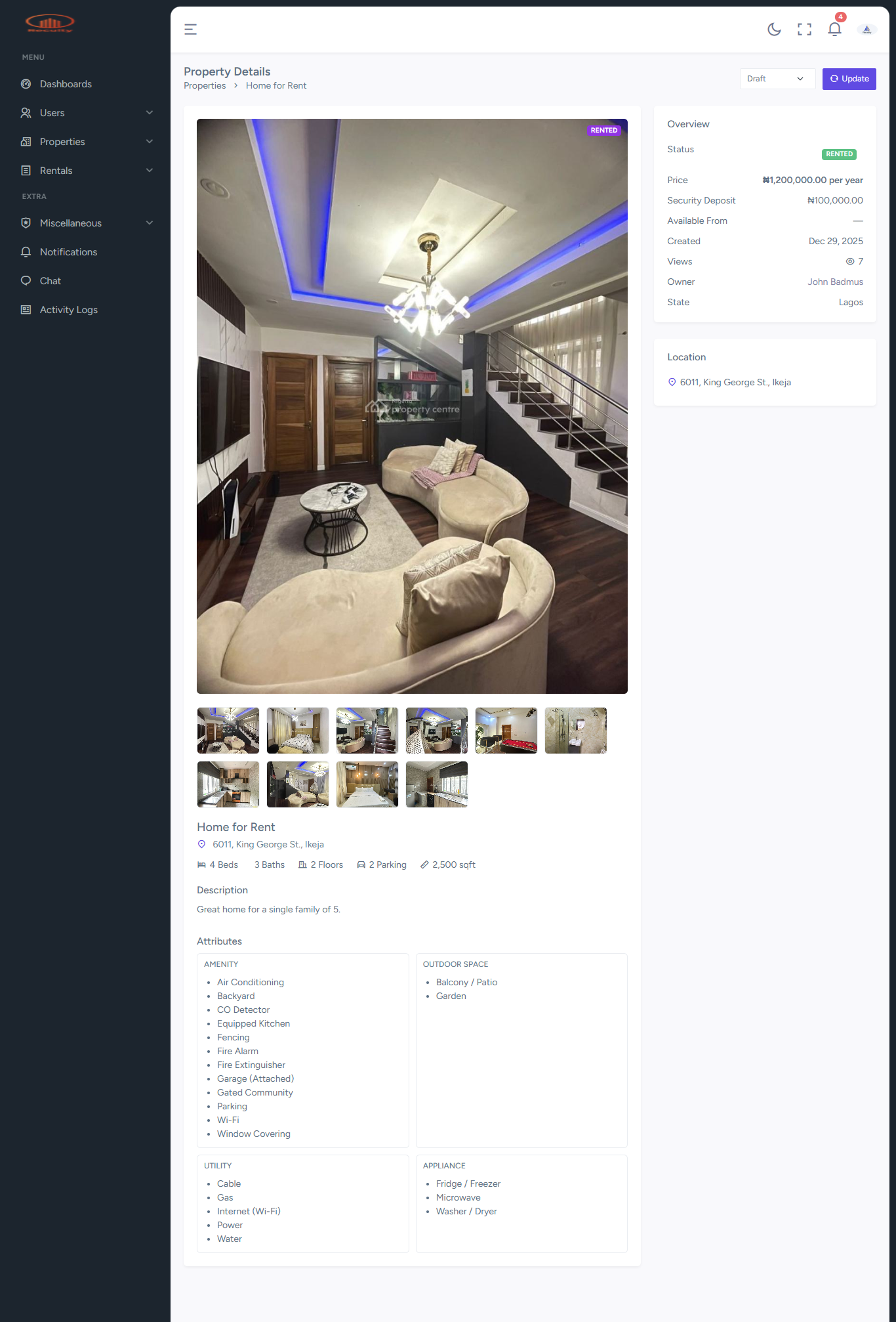 Recuity Property Config